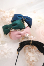 (Zan)(vendor) BJD 1 3 1 4 mercerized thick satin double bow headgear