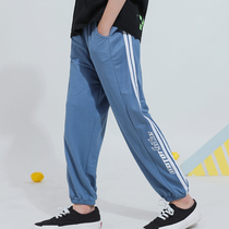 Boys pants summer ice thin childrens sports pants anti mosquito pants big boy handsome trousers bloomers