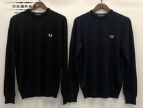 Coke spot Fred Perry K7601 wheat ears mens casual round neck knitted wool sweater clothing 2019 New