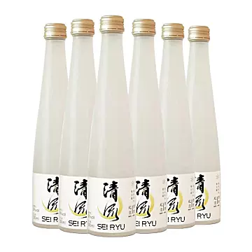 SEIRYU清流气泡酒米酒300ml*6瓶临期[140元优惠券]-寻折猪