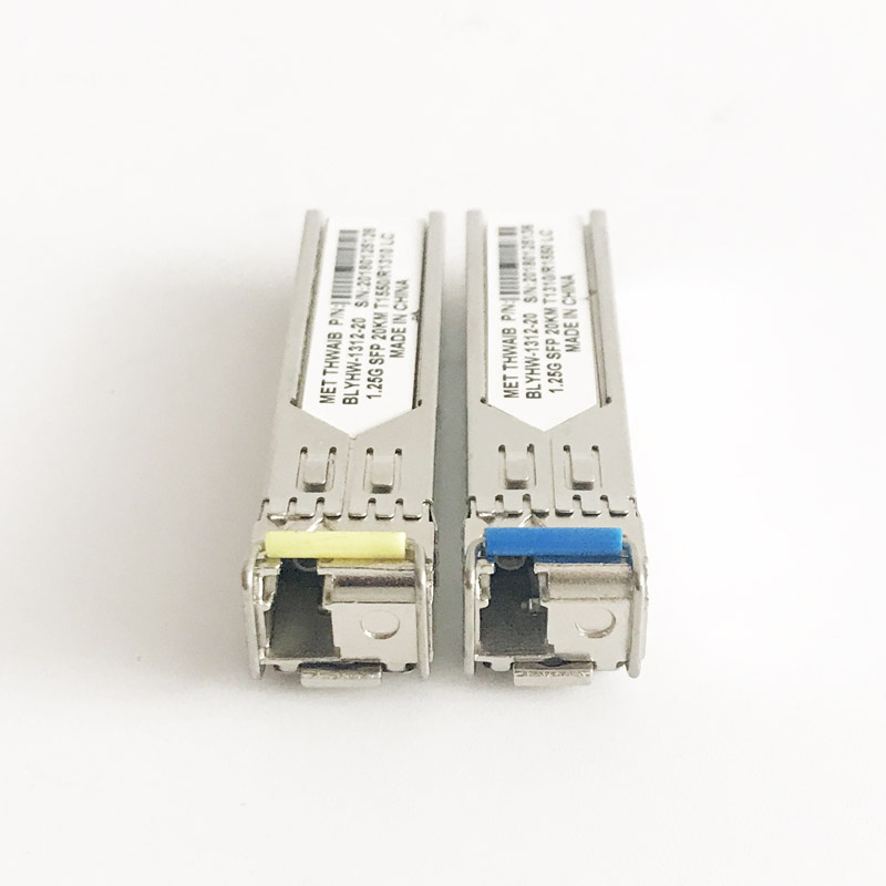 ft compatible with h3c huawei single core sfp gigabit single mode single fiber 20km huawei optical module single core lc / sc pair