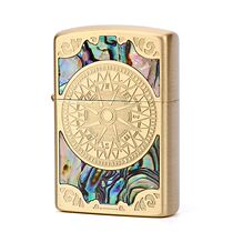 ZORRO ZORRO pure copper kerosene windproof grinding wheel lighter new classic color shell eight star compass