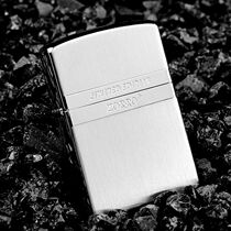 Hong Kong ZORRO ZORRO pure copper kerosene windproof lighter brushed retro grinding wheel lighter plain silver