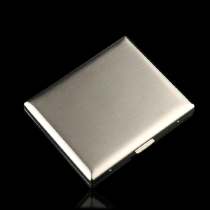 KUBOY 20 portable anti-pressure flip cover male cigarette case stainless steel fashion personalized cigarette case