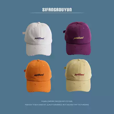 Hat female spring and autumn all-match fashion soft top baseball cap female Korean version of the face-showing small cap summer sun protection sun hat