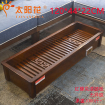 Carved foot warmer Winter solid wood heater Foot warmer Baking furnace Long electric fire box baking foot heater baking fire