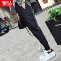 Sweatpants Fall Winter 2022 new student Han Yuan Kuangji bf Harun pants with velvet casual pants