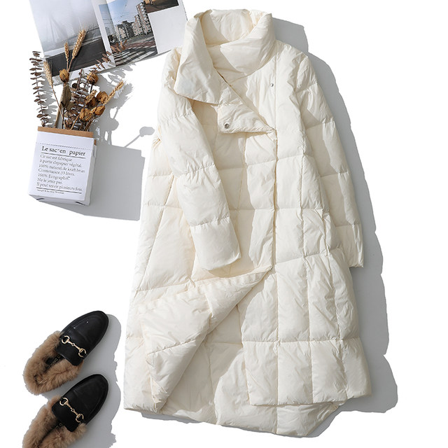 Off-season clearance sale 2020 winter new white duck down down jacket women mid-length Korean style slim thick warm jacket Off-season clearance sale 2020 winter new white duck down down jacket women mid-length Korean style slim thick warm jacket