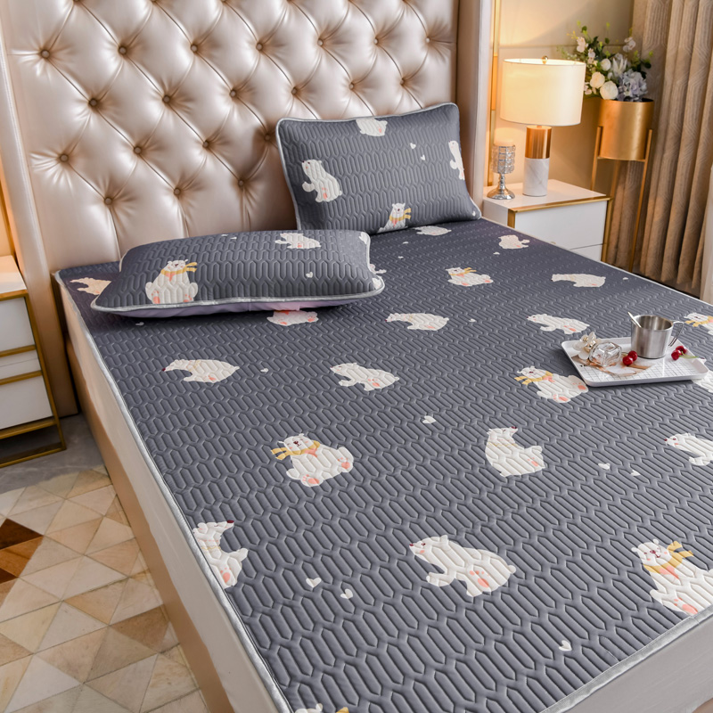 thailand latex mat 1.8m bed three piece set summer washable folding ice silk mat 1.2.0m 1.5 summer