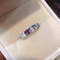 Foodia Jewelery 8 Points Natural Diamond 18K Rose Gold Color Golden Male Ring Diamond Ring couple to ring wedding ring