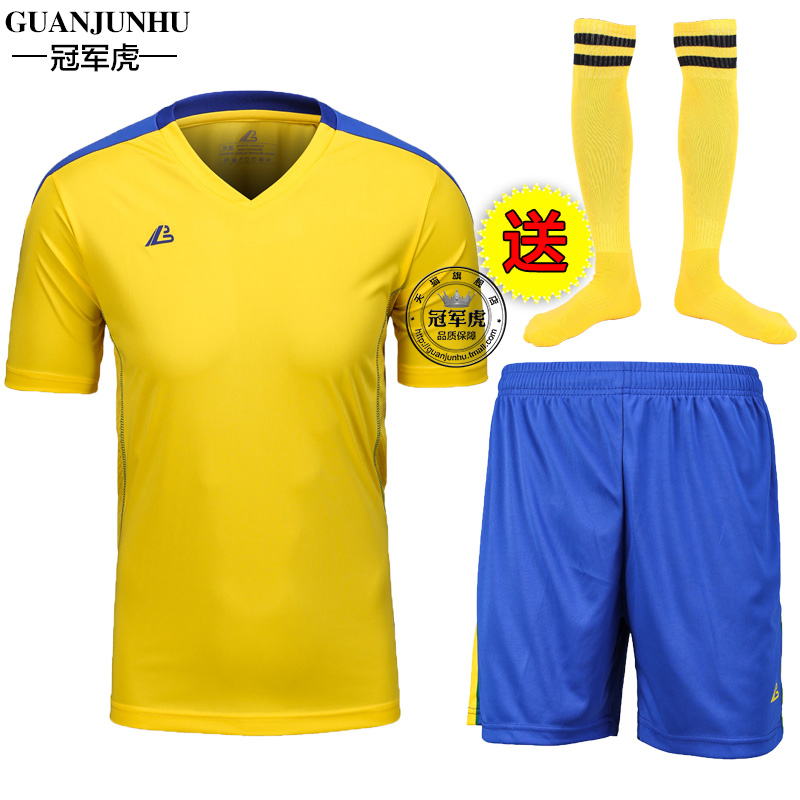 足球服套装 定制队服足球衣 男款足球训练服 15-16足球衣短袖队服产品展示图1