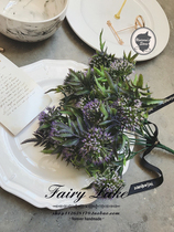 ins minimalist American simulation flowers purple to put bouquet tankot living room with floral table decoration flowers fake flowers