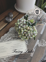 Fa-style outdoor wedding forest berries to decorate the bouquet of flowers and crafts emulated fruit and fruit American countryside Nordic