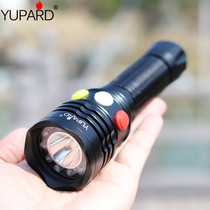 Q5 Strong Light Railway Signal Lamp Lifesaving Flashlight 18650 AAA Red Green Yellow White 3 Color 7 Gear