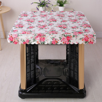 PU leather table cover fire frame leather cover Electric heating furnace Electric oven fire quilt leather cover Leather desktop Mahjong table leather cover