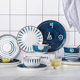 Ceramic rice bowl dinner plate soup bowl chopsticks simple nordic ins style creative 2/4/6 ceramic dishes spoon tableware set Ceramic rice bowl dinner plate soup bowl chopsticks simple nordic ins style creative 2/4/6 ceramic dishes spoon tableware set