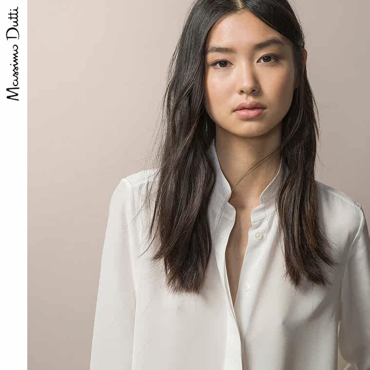 Massimo Dutti 女装 真丝长衬衫 05170521251