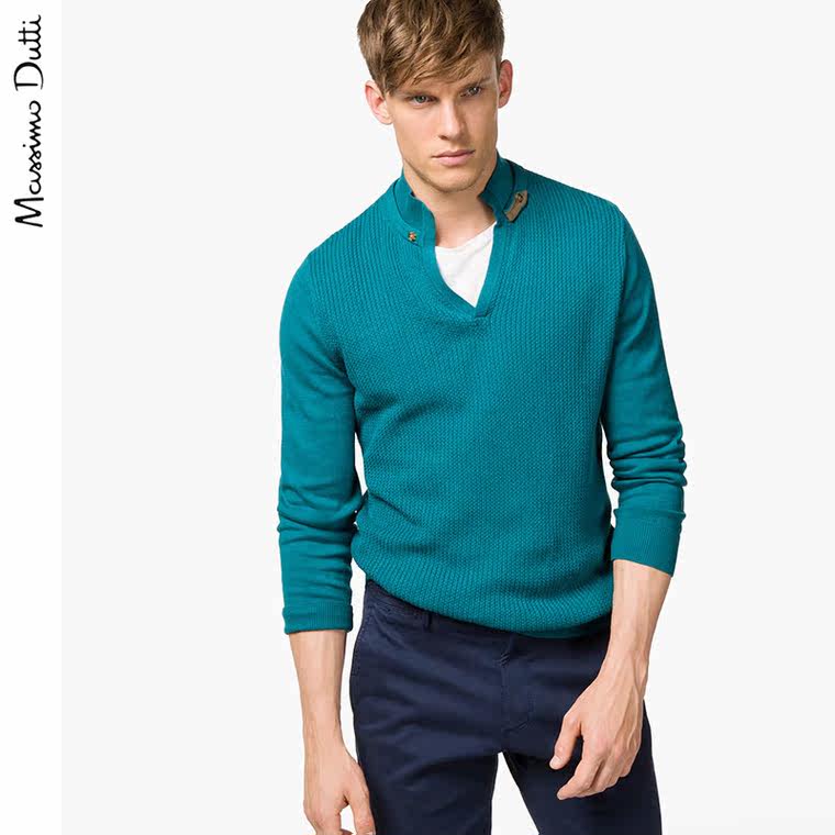 Massimo Dutti 男装 编织针织衫 00914081982