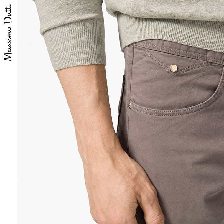 Massimo Dutti 男装 哔叽牛仔裤 00044011802