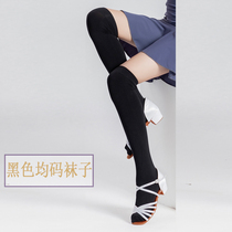 ML Latin socks practice girl special medium-long stockings girl black socks childrens dance socks
