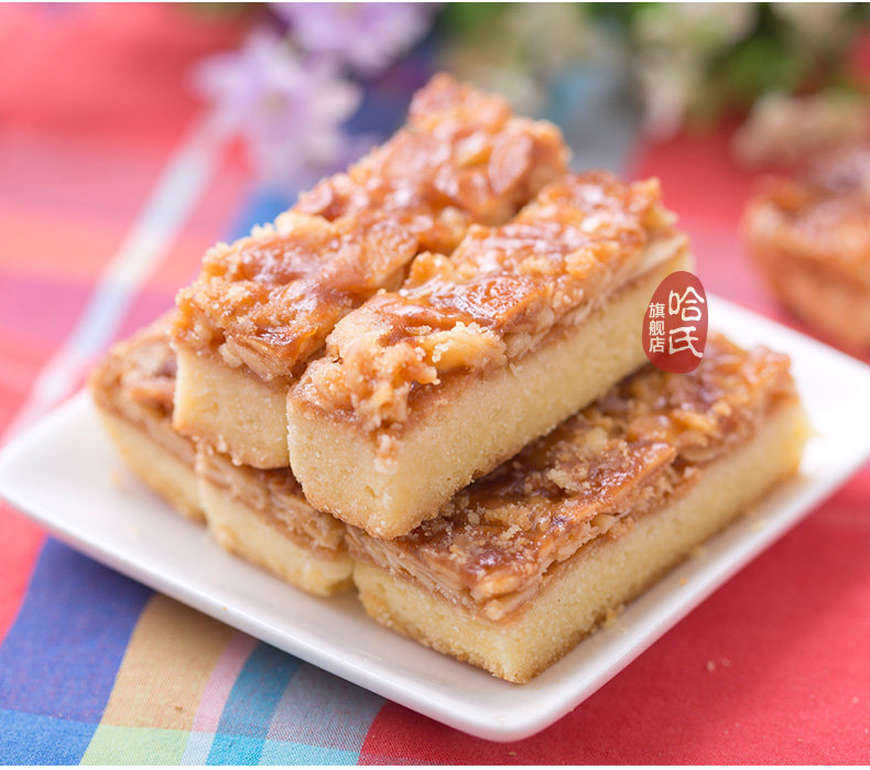 上海哈尔滨食品厂杏桃排哈氏西式糕点点心285g手工糕点