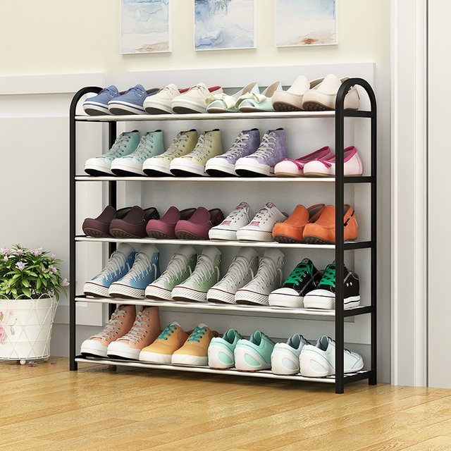 Shoe rack simple household budget dorm dust shoe storage shoe rack space-saving multi-layer assembly Shoe rack simple household budget dorm dust shoe storage shoe rack space-saving multi-layer assembly