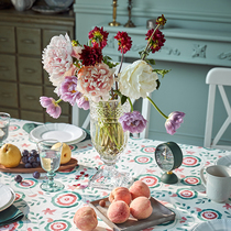 Planting love box thickened crystal vase American transparent glass dried flowers Nordic ins Wind