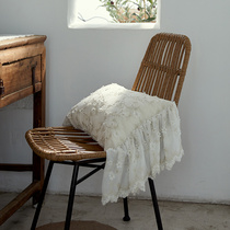 Zhi love box clove French pillow ins lace light luxury sofa backrest cushion European bed headrest waist pillow