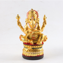 5 inch Thai elephant god of wealth God of Fortune Elephant head god of wealth canissa Southeast Asian Thai god car ornaments