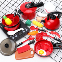 Simulation Kitchen House baby toy girl cooking 2 cooking rice 4 cooking dish 6 cooking rice childrens suit Girl 3 years old