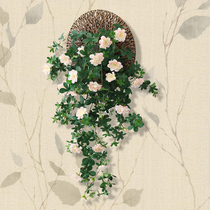 Simulation Green Ole Living Room Hanging Wall Green Planting Wall-mounted Plant Decoration Hanging Fake Flowers Vines Indoor Vines Chandelia Hanging Basket