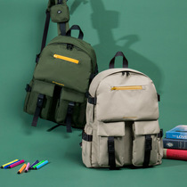 Backbag college students large capacity travel computer backpack simple Mori junior high school students schoolbag female Korean version of high school students