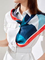 Shirt dress advanced sense first love line small white skirt waist art style skirt light luxury design sense