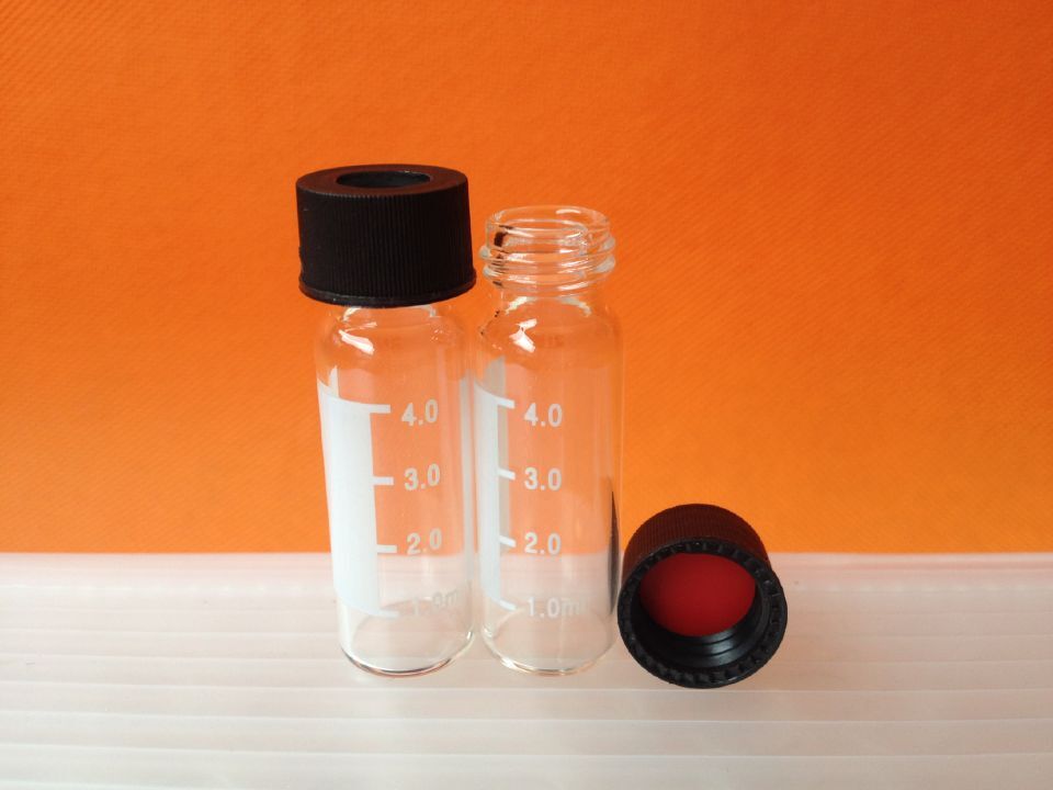 带刻度4ml透明色谱顶空螺纹样品瓶试剂瓶存液瓶