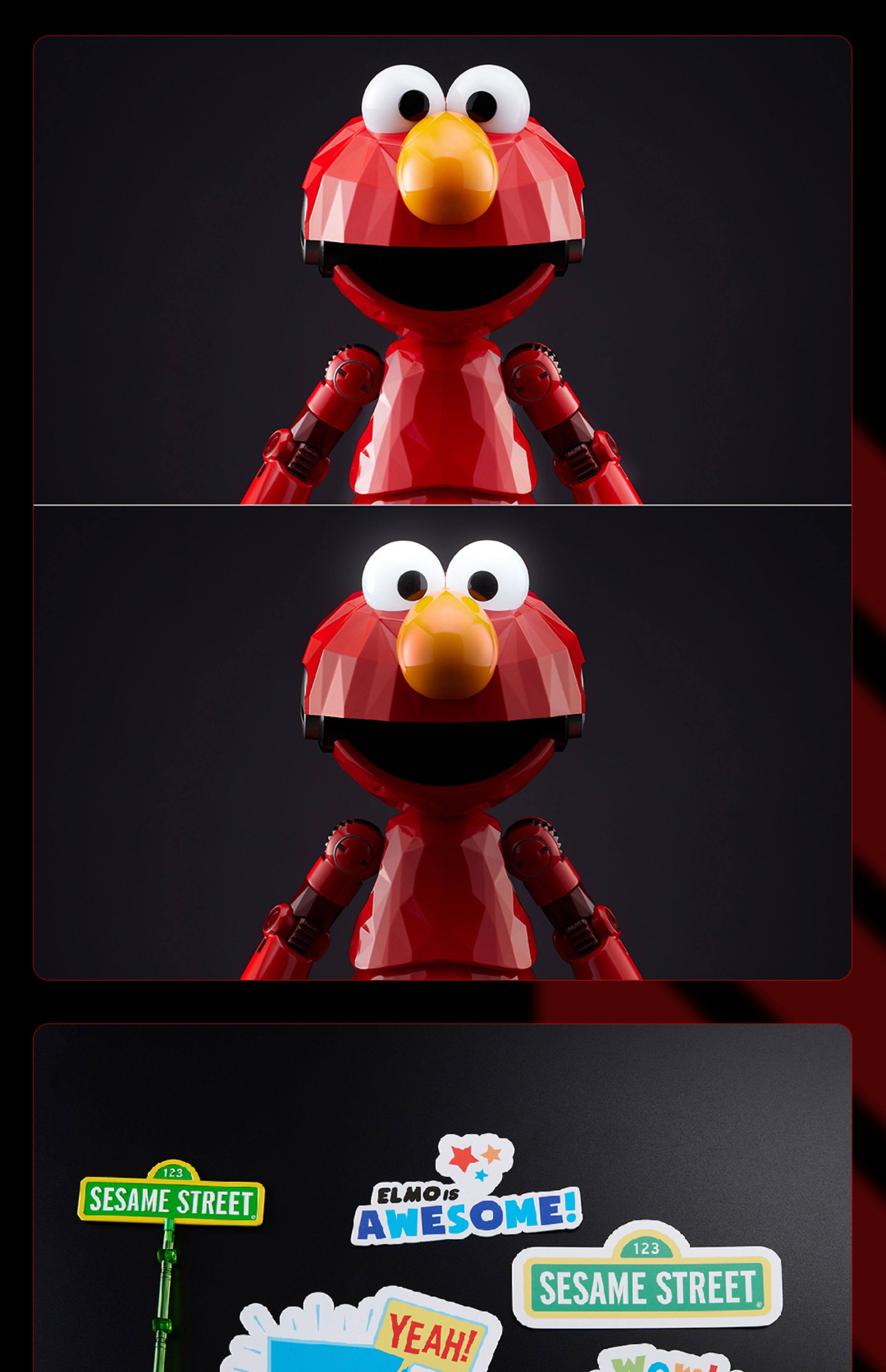 blitzway moshowtoys 《芝麻街》艾摩 大鸟 甜饼怪 成品模型