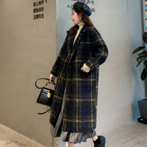 Fat Mm Winter Clothing Jacket Mid-Length Loose Big Code Womens Clothing Autumn Winter 2021 New 200 Catty Hairy Coat Tide