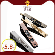 German Kaile Gate 4 inch 6 inch 8 inch 304 stainless steel L type 7 concealed world hidden Bolt door bolt split