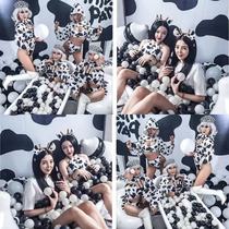 New gogo costume cow bar night show ds female singer Group team Party Night Show suit