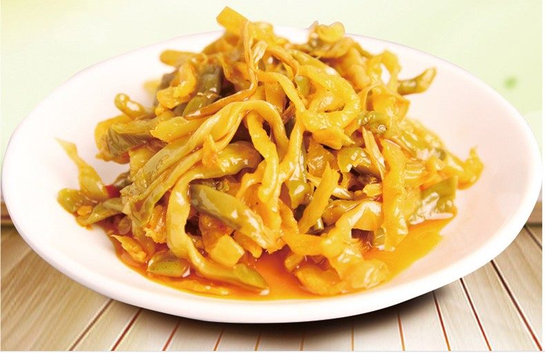 四川腌制榨菜丝早餐下饭菜袋装开胃菜 川南黄花什锦120g 20袋包邮