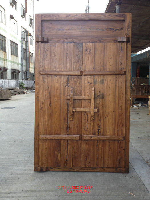 实木大门原木门别墅大门进户门中式仿古大门古宅大门复古庭院大门