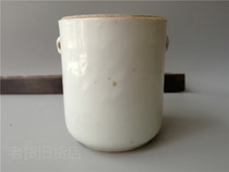 Bao Lao Bao really opened the old Qing Dynasty old porcelain white porcelain jar collection old objects is really rare