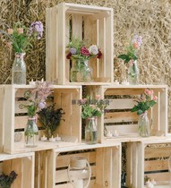 Day-Style Grocery Garden Storage Old Crates Solid Wood Boxes Shoes Cap Wine Cabinet Window Shelving Display Showcase