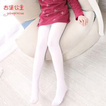 Girls Tights White childrens one-piece tights Little girl princess dance pants Summer student baby one-piece tights