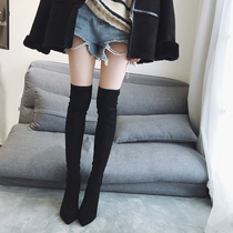 A generation of long boots women autumn and winter 2021 New elastic thin knee boots boots Net red high boots