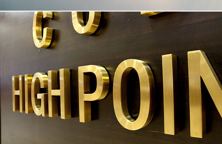 不锈钢字精品镜面广告门头招牌水晶大灯泡树脂发光字拉丝制作定做