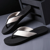 Mens slippers Summer 2021 new herringbone drag casual non-slip Korean version trendy cool dragging personality sandal sandal beach shoes