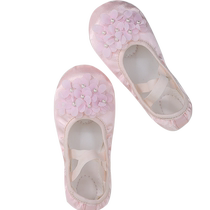 Dance shoes for girls with soft soles and cat claws for girls to practice body performance new pink ballet Chinese dance special