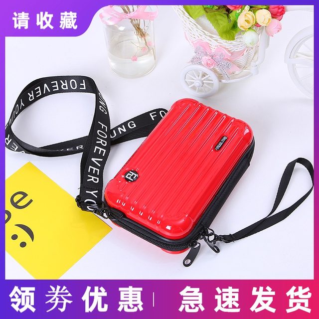 Small luggage bag handbag Messenger shoulder personality type holding a mini-suitcase password box box small square package Small luggage bag handbag Messenger shoulder personality type holding a mini-suitcase password box box small square package