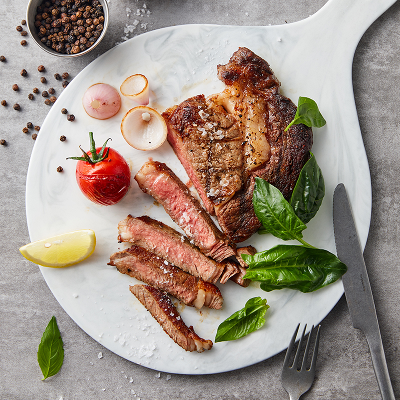 省时达人多国风味牛排8片冷冻静腌牛肉原肉整切黑椒西冷牛排