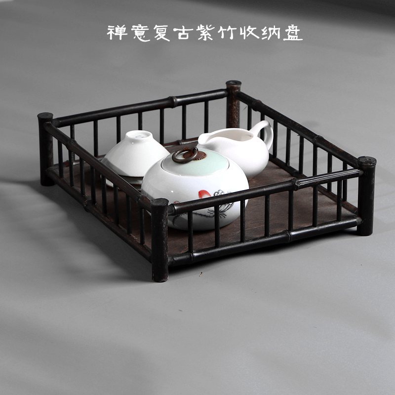 True sheng zen zizhu saucer dish dry tea dish bamboo bamboo tea stall tea tea set to receive the tray tea tray